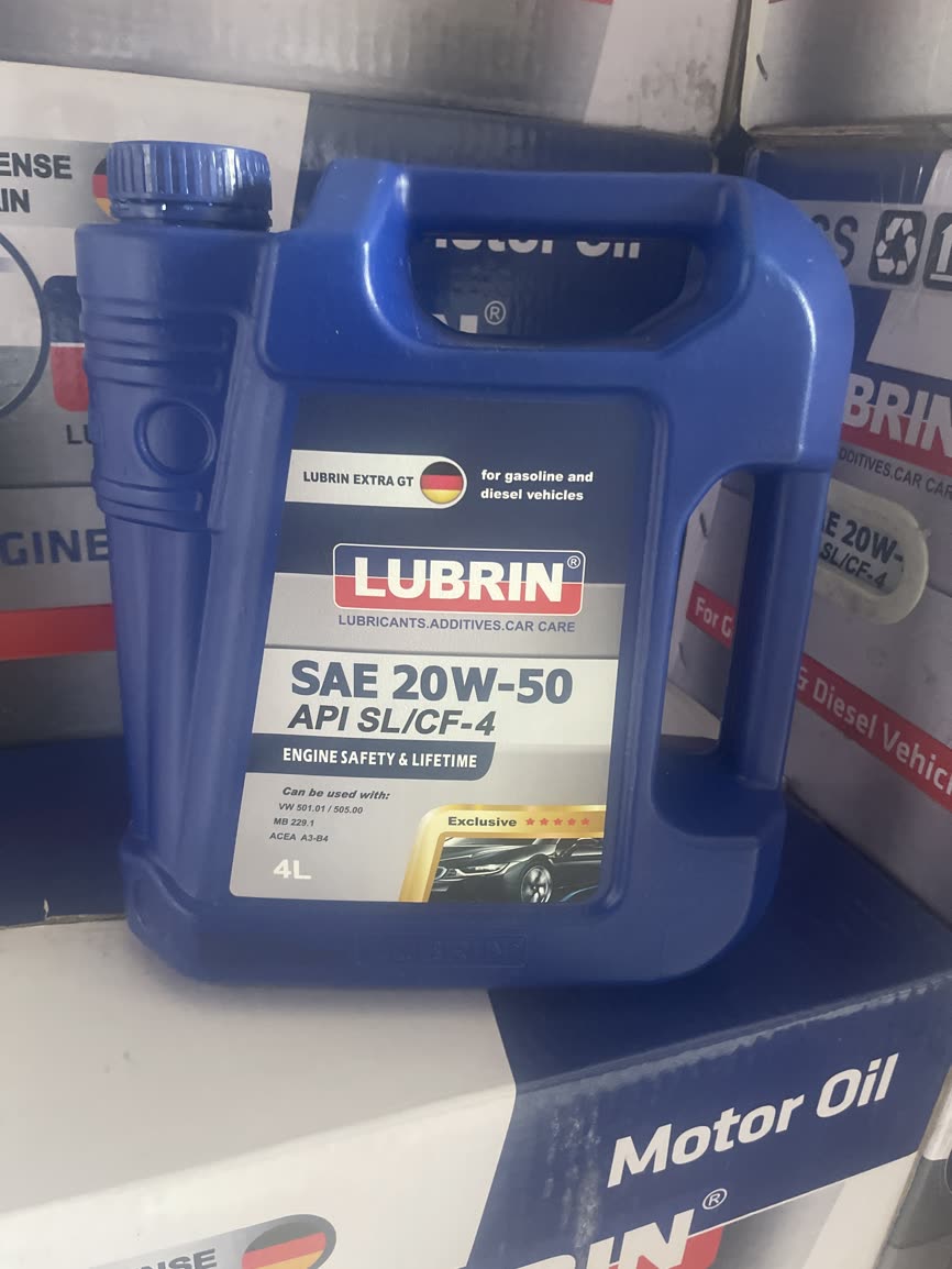 روغن موتور لوبرین 20W50 - 4 لیتری