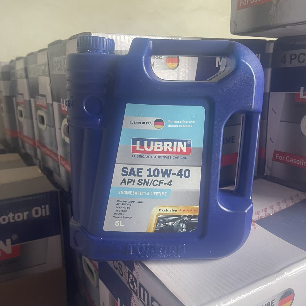 روغن موتور لوبرین 10W40 SN - 5 لیتری